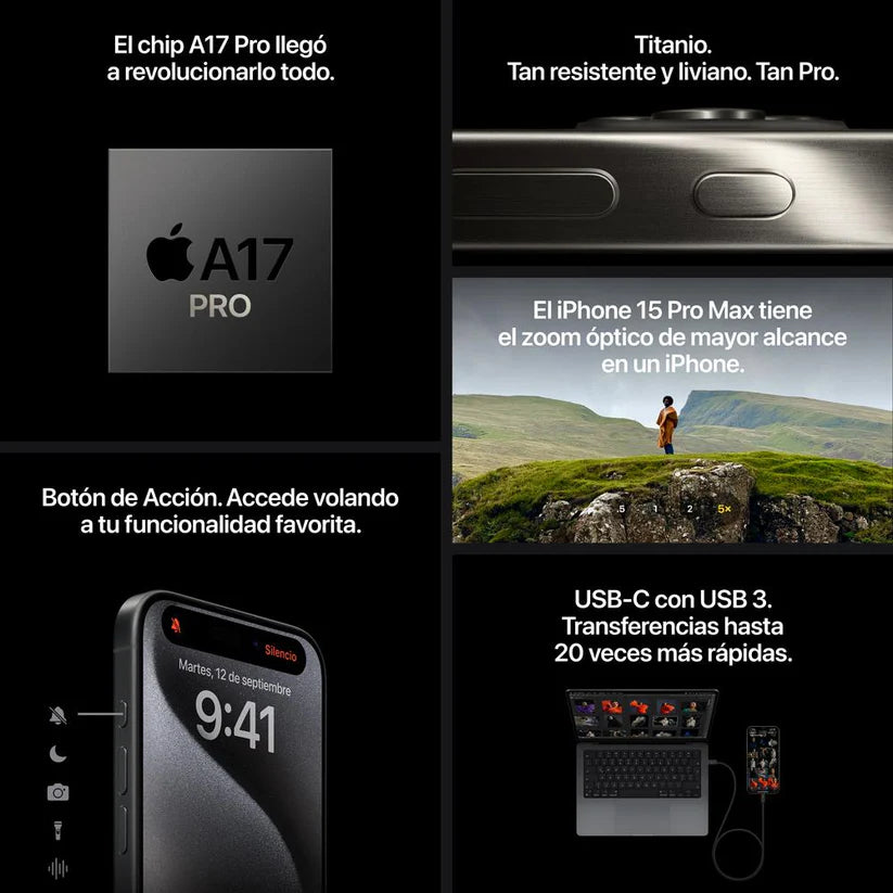 IPhone 15 Pro Max Exhibición